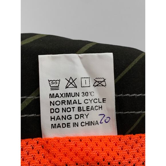 CLOTHIN Men's lack-Green Square Print Pull-On Swim Board Shorts SZ 30 - Picture 12 of 12